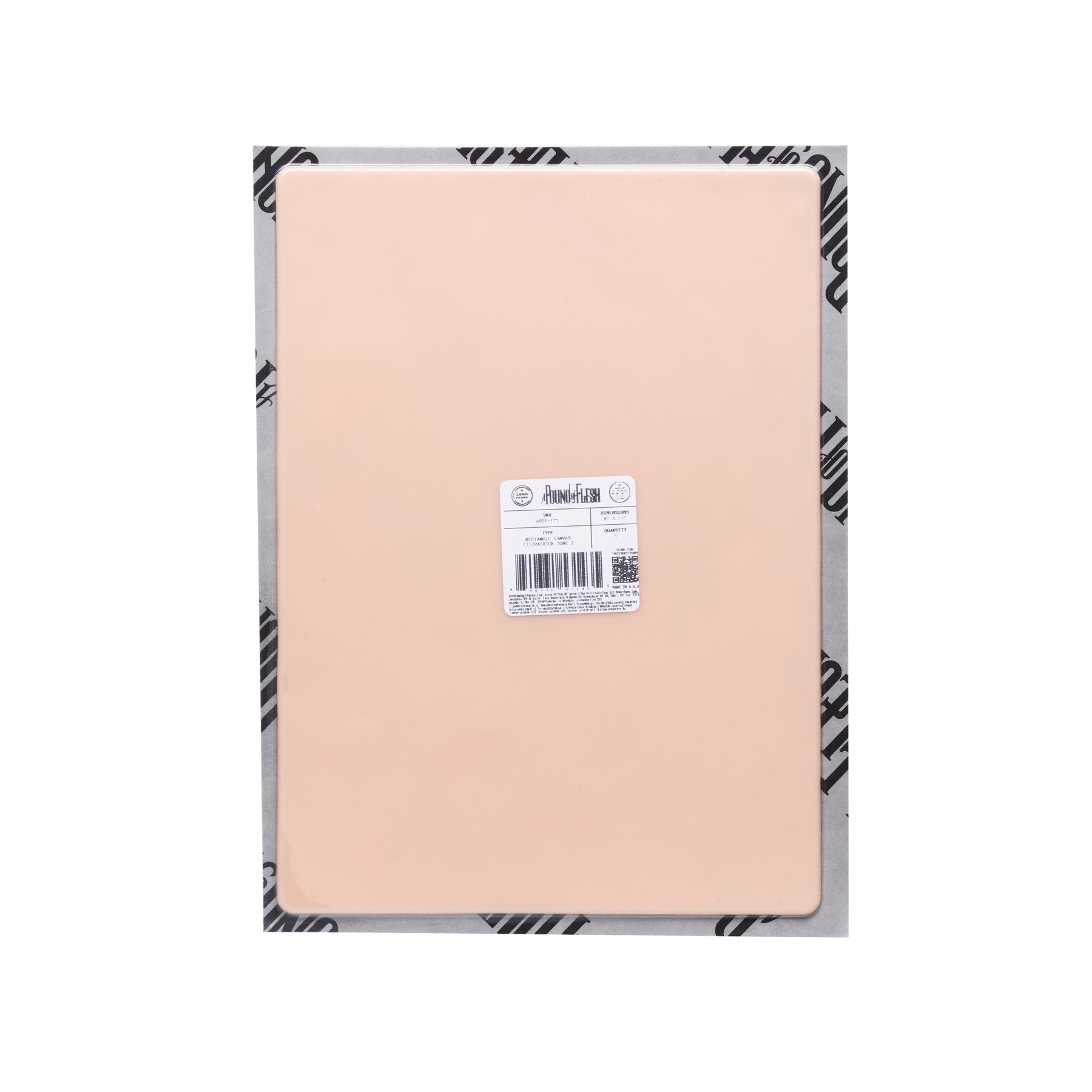 A Pound of Flesh Flat Canvas — 8" x 11" —  Single or Pack - Ultimate Tattoo Supply