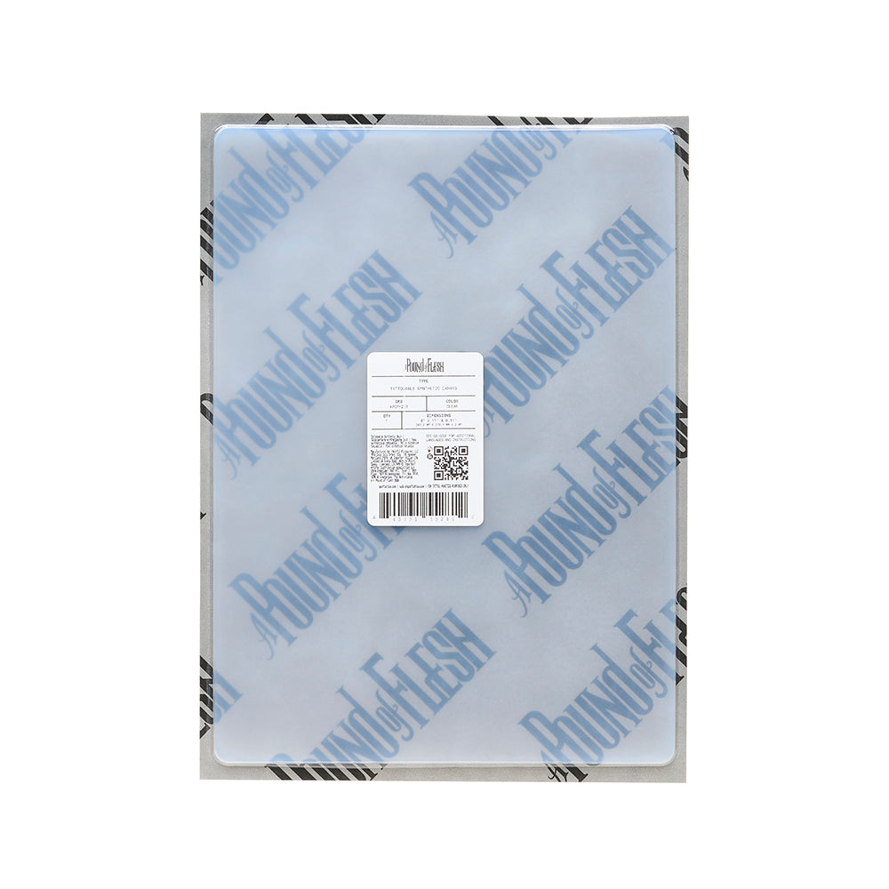 Flat Clear Canvas — Pick Size — Single or Pack