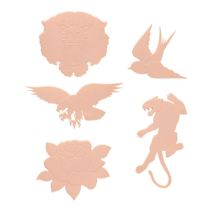 A Pound of Flesh Flash Flats — American Traditional Collection — Case of 5 - Ultimate Tattoo SupplyA Pound of Flesh Flash Flats — American Traditional Collection — Case of 5