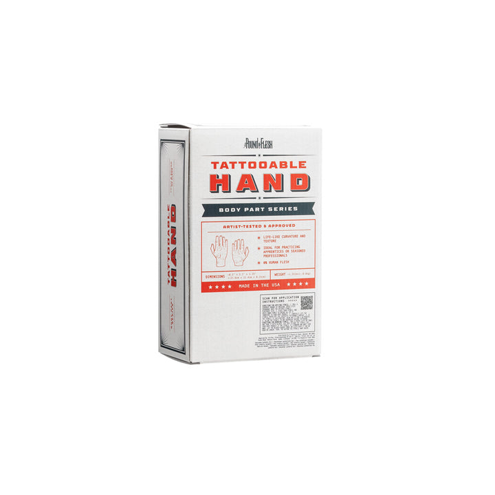 A Pound of Flesh Silicone Synthetic Hand with Wrist — Right or Left — Pick Skin Tone - Ultimate Tattoo Supply