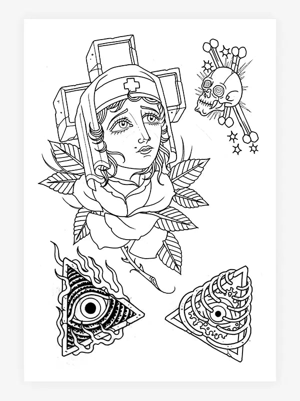 Echoes of Time — 25 Years of Tattoo Art — Hardcover Book + Travel Tool Book - Ultimate Tattoo Supply