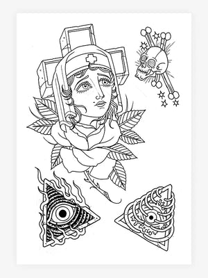 Echoes of Time — 25 Years of Tattoo Art — Hardcover Book + Travel Tool Book - Ultimate Tattoo Supply