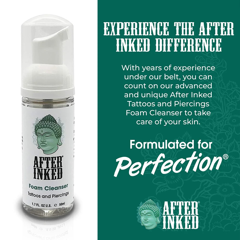 After Inked Foam Cleanser — 1.7oz Bottles