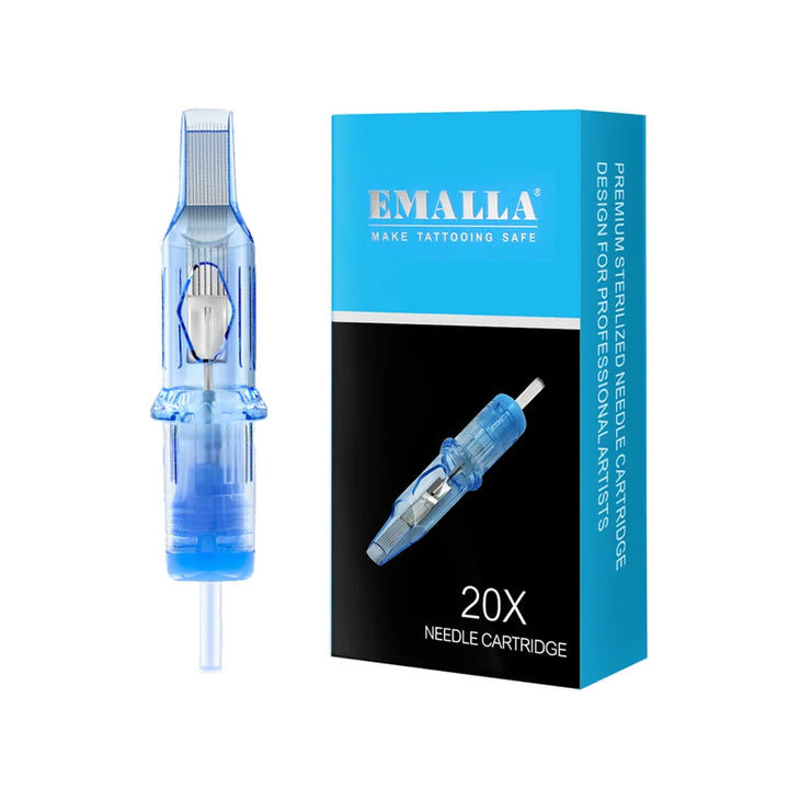 Emalla Eliot Needle Cartridges — Box of 20 - Ultimate Tattoo SupplyEmalla Eliot Needle Cartridges — Box of 20