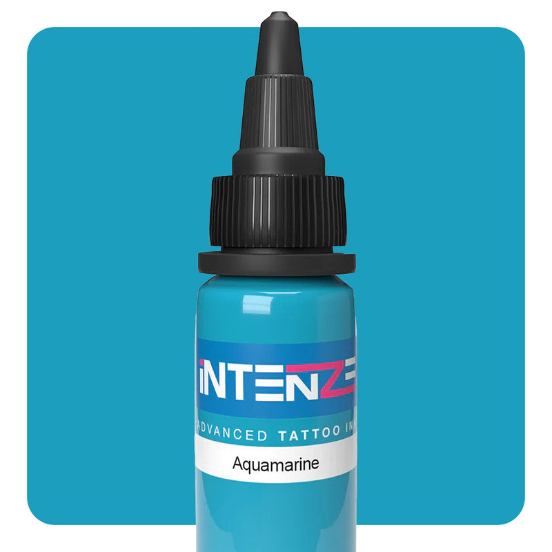 Aquamarine — Intenze Tattoo Ink — Pick Size - Ultimate Tattoo Supply