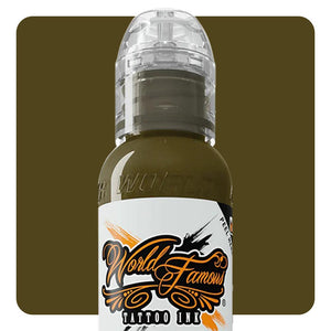 World Famous - Army Green - Ultimate Tattoo Supply