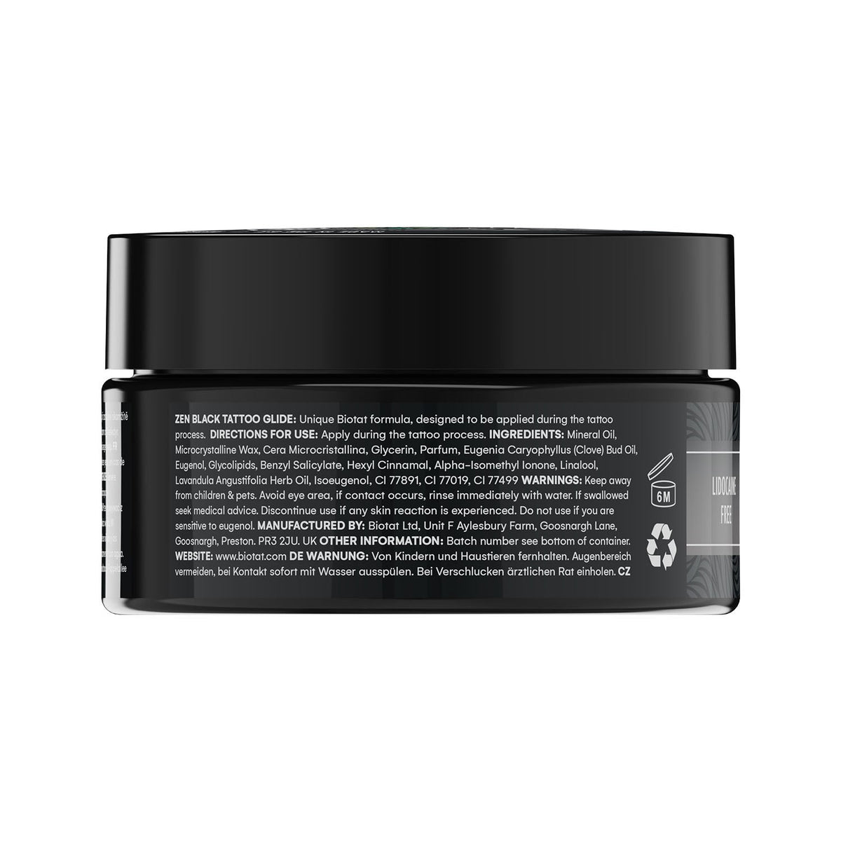 BIOTAT Numbing Tattoo Glide — Zen Fragrance — Pick Size & Color