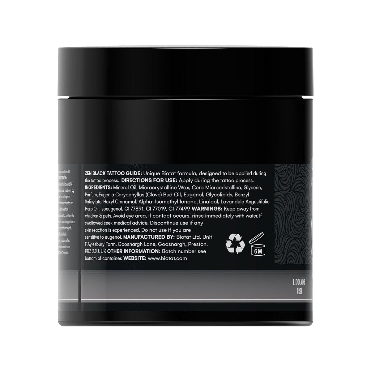 BIOTAT Numbing Tattoo Glide — Zen Fragrance — Pick Size & Color