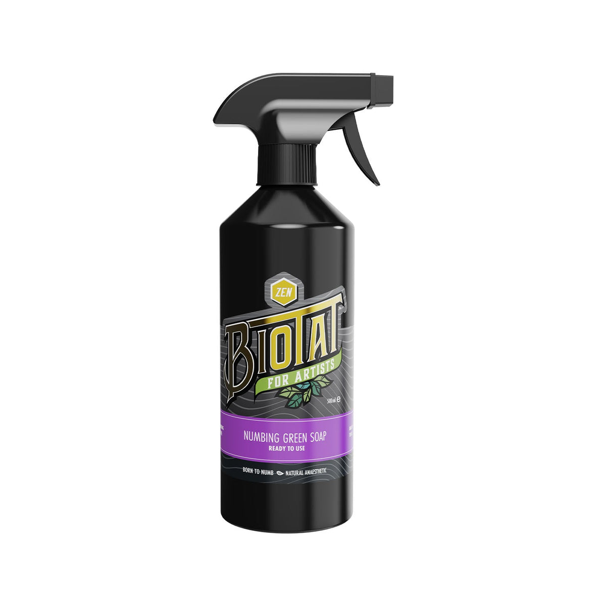 BIOTAT Numbing Green Soap — Ready to Use — Zen Fragrance — 500ml Bottle