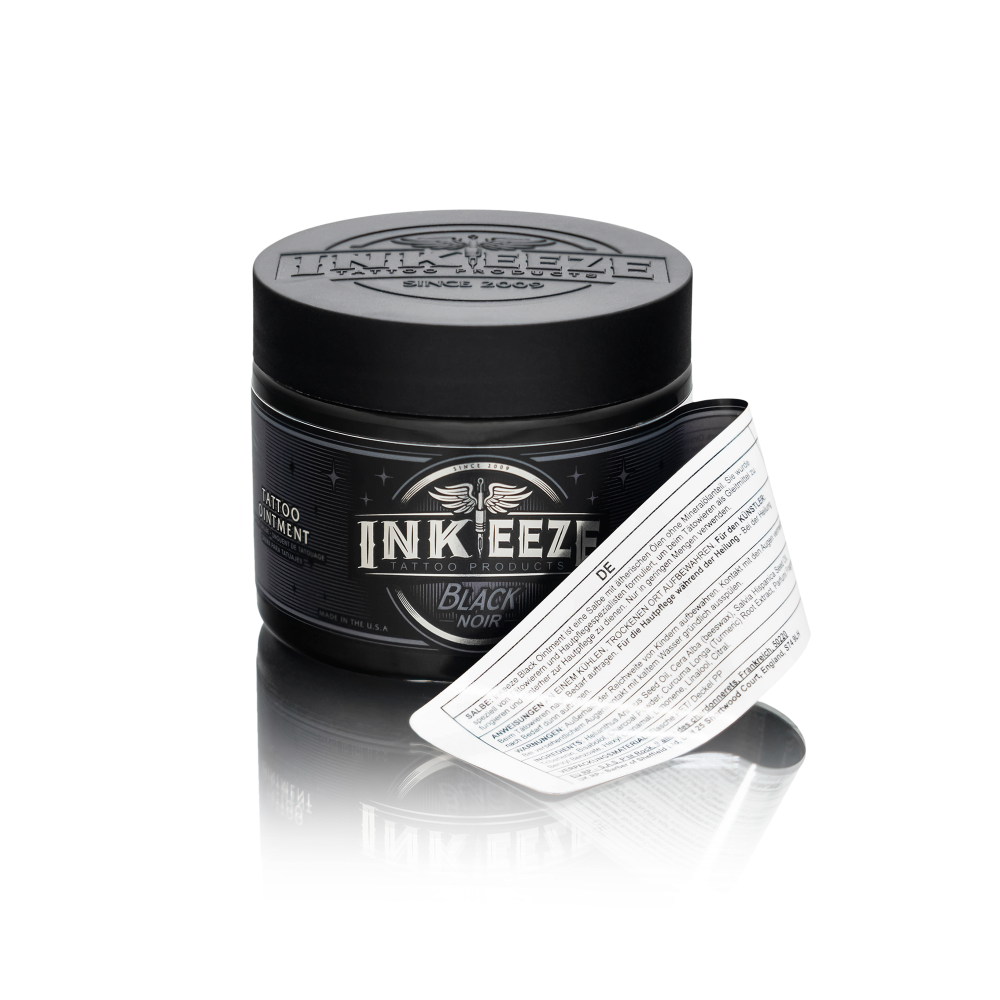 INK-EEZE Black Glide Tattoo Ointment – 6oz. - Ultimate Tattoo Supply