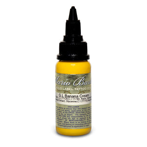 Banana Cream Mario Barth Gold Label — Intenze Tattoo Ink — 1oz Bottle - Ultimate Tattoo Supply