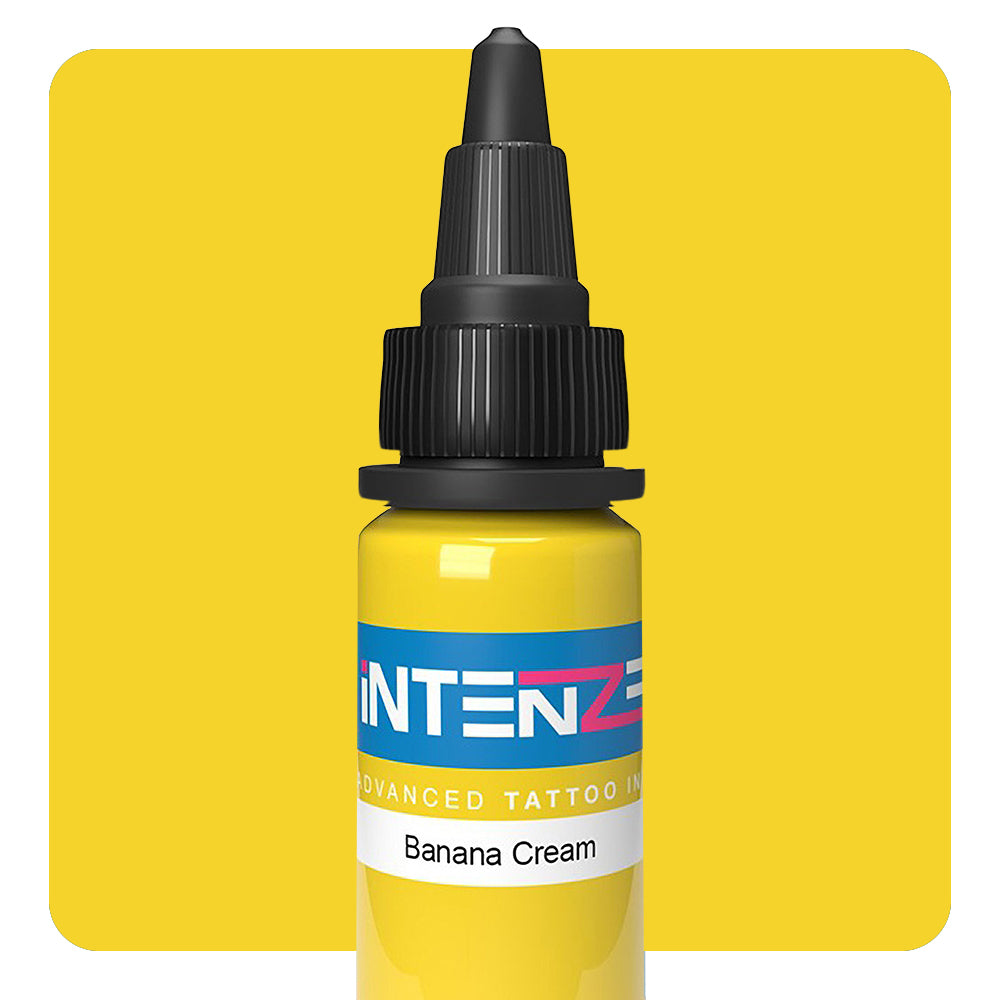 Banana Cream — Intenze Tattoo Ink — Pick Size - Ultimate Tattoo Supply