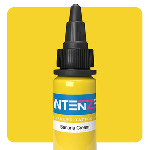 Banana Cream — Intenze Tattoo Ink — Pick Size - Ultimate Tattoo Supply
