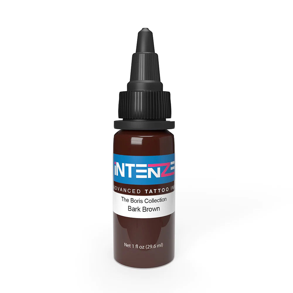 Bark Brown — Boris Series — Intenze Tattoo Ink — Pick Size - Ultimate Tattoo Supply
