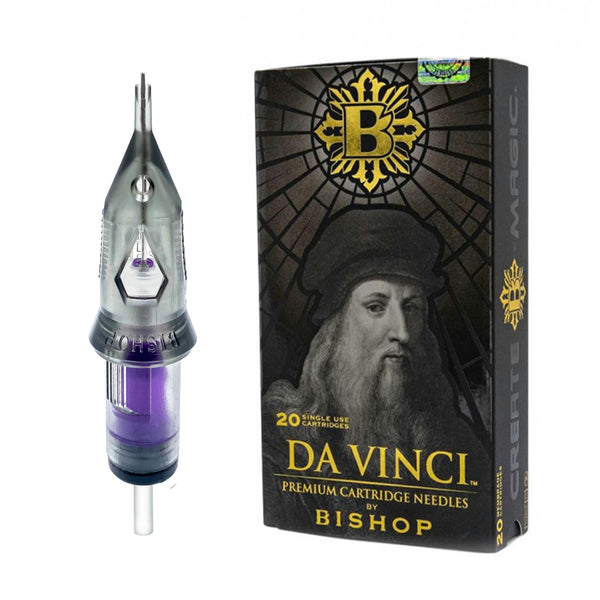 Bishop Da Vinci V2 Tattoo Cartridge Needles — Liners — Box of 20 - Ultimate Tattoo Supply