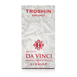 Bishop Da Vinci V2 Tattoo Cartridge Needles — Dmitry Troshin 3RL Only — Box of 40