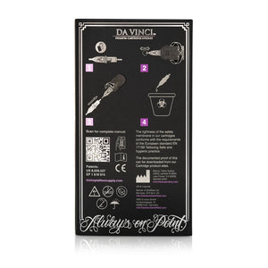 Bishop Da Vinci V2 Tattoo Cartridge Needles — Freddy Negrete Pressed Mag Series — Box of 20