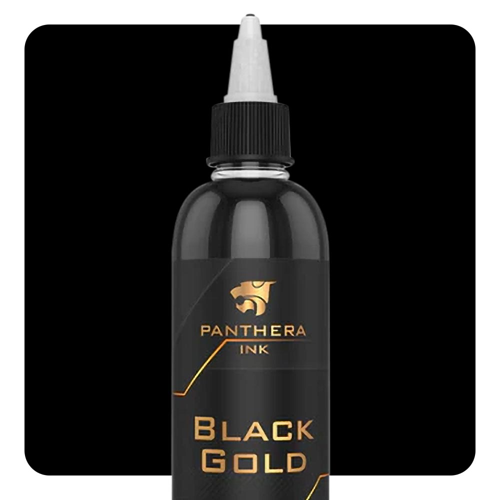 Black Gold — Panthera Tattoo Ink — 5oz Bottle - Ultimate Tattoo Supply