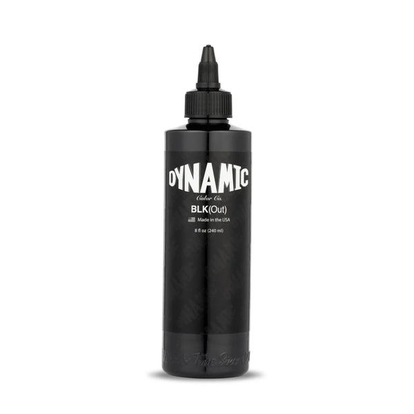 BLKout — Dynamic Tattoo Ink — 8oz Bottle - Ultimate Tattoo Supply