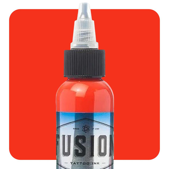 Blood Orange — Fusion Tattoo Ink — Pick Size - Ultimate Tattoo Supply