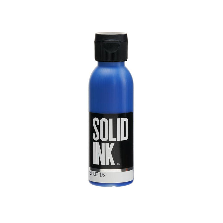 Solid Ink "Old Pigments" — 2oz Bottle — Blue 15 - Ultimate Tattoo Supply