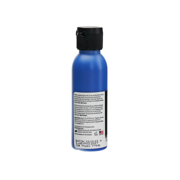 Solid Ink "Old Pigments" — 2oz Bottle — Blue 15 - Ultimate Tattoo Supply