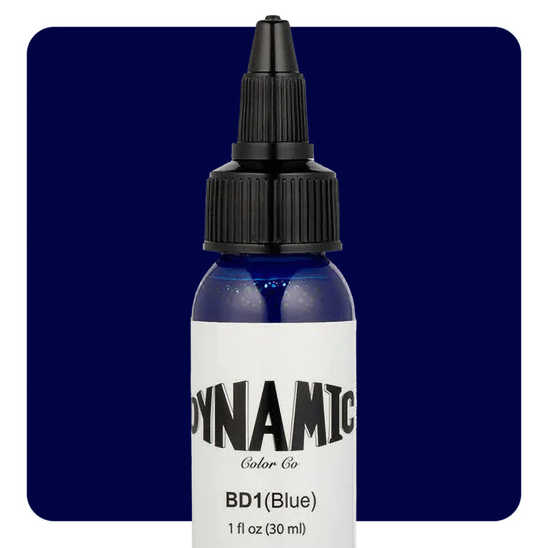 Dynamic Blue Tattoo Ink - 1oz. Bottle - Painful Pleasures
