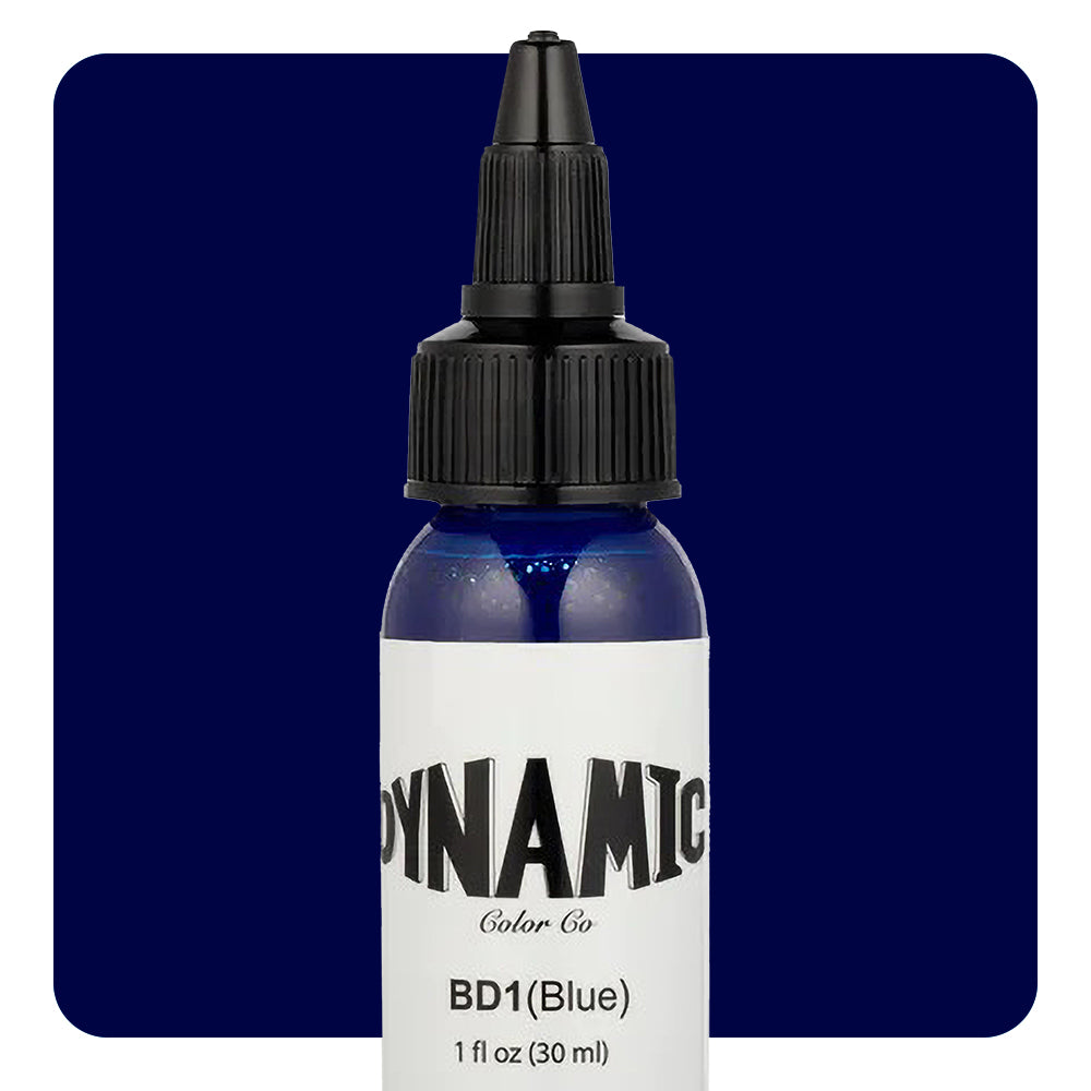 Dynamic Blue Tattoo Ink - 1oz. Bottle - Painful Pleasures