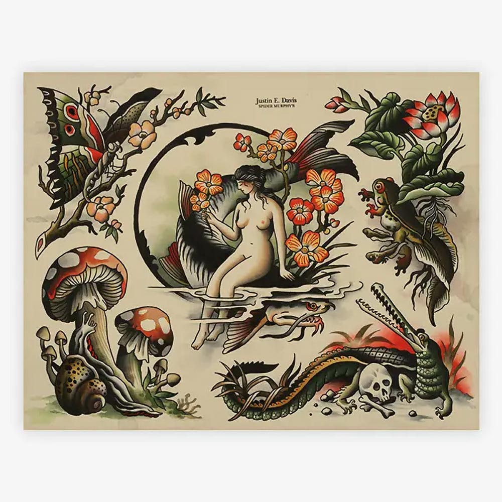 Spider Murphy’s Tattoo Flash Volume III — Hardcover Book - Ultimate Tattoo Supply