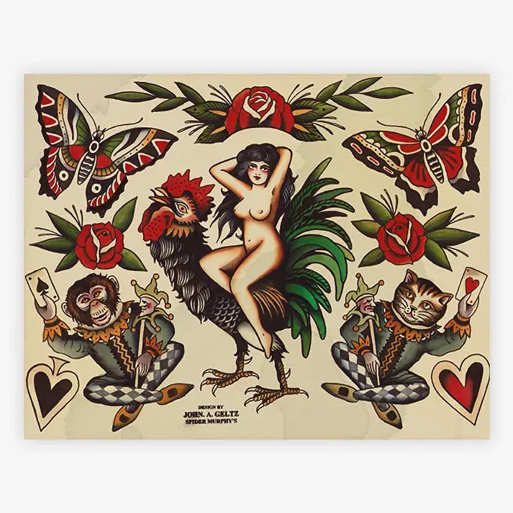 Spider Murphy’s Tattoo Flash Volume III — Hardcover Book - Ultimate Tattoo Supply