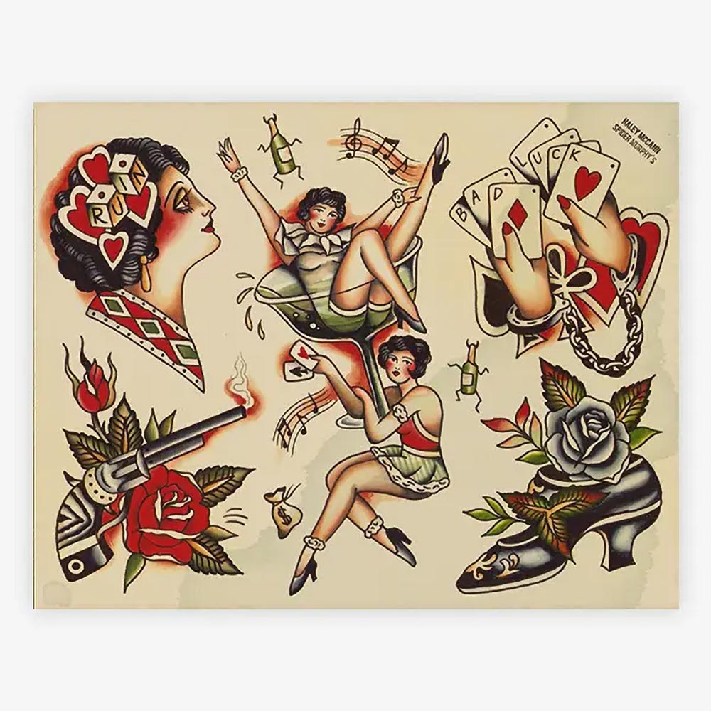 Spider Murphy’s Tattoo Flash Volume III — Hardcover Book - Ultimate Tattoo Supply