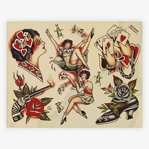 Spider Murphy’s Tattoo Flash Volume III — Hardcover Book - Ultimate Tattoo Supply