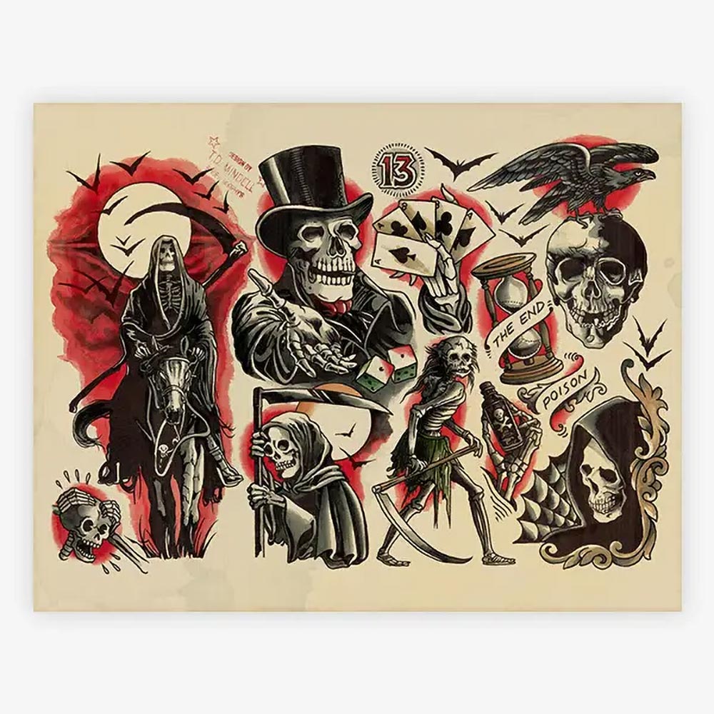 Spider Murphy’s Tattoo Flash Volume III — Hardcover Book - Ultimate Tattoo Supply