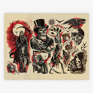 Spider Murphy’s Tattoo Flash Volume III — Hardcover Book - Ultimate Tattoo Supply