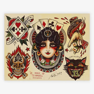 Spider Murphy’s Tattoo Flash Volume III — Hardcover Book - Ultimate Tattoo Supply