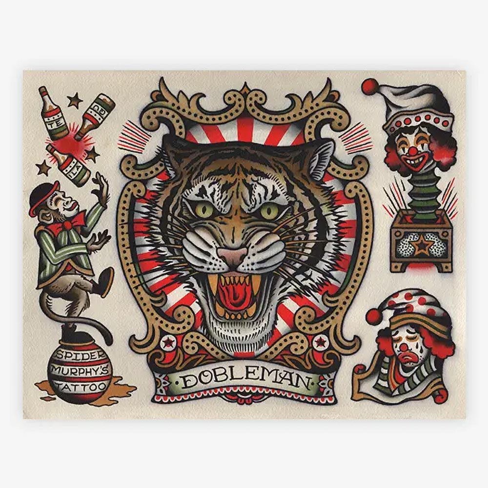 Spider Murphy’s Tattoo Flash Volume III — Hardcover Book - Ultimate Tattoo Supply