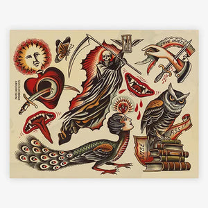 Spider Murphy’s Tattoo Flash Volume III — Hardcover Book - Ultimate Tattoo Supply