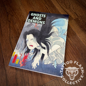 Ghosts and Demons Tattoo Flash — Softcover Book - Ultimate Tattoo Supply