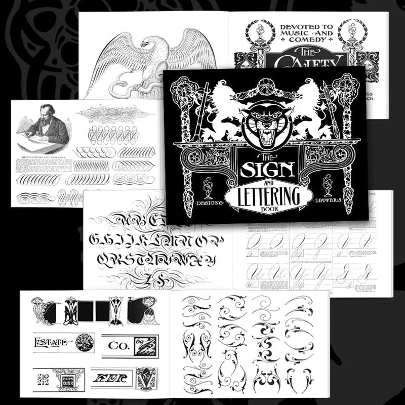 The Sign and Lettering Book — Softcover Book - Ultimate Tattoo Supply
