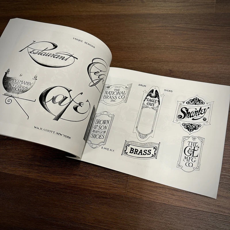The Sign and Lettering Book — Softcover Book - Ultimate Tattoo Supply