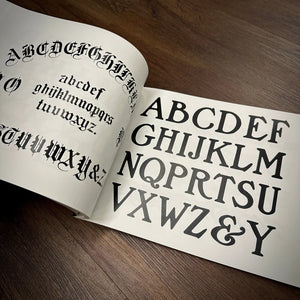 The Sign and Lettering Book — Softcover Book - Ultimate Tattoo Supply