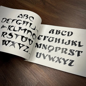 The Sign and Lettering Book — Softcover Book - Ultimate Tattoo Supply