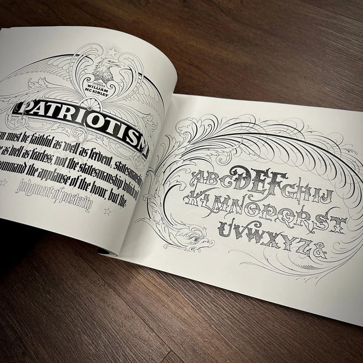 The Sign and Lettering Book — Softcover Book - Ultimate Tattoo Supply