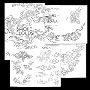 Smoke & Clouds — Softcover Book - Ultimate Tattoo Supply