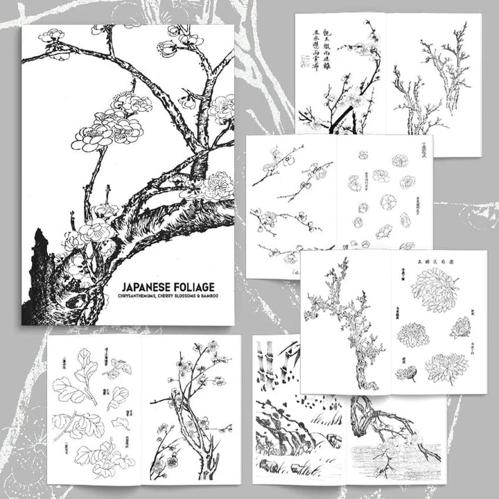 Japanese Foliage — Softcover Book - Ultimate Tattoo SupplyJapanese Foliage — Softcover Book