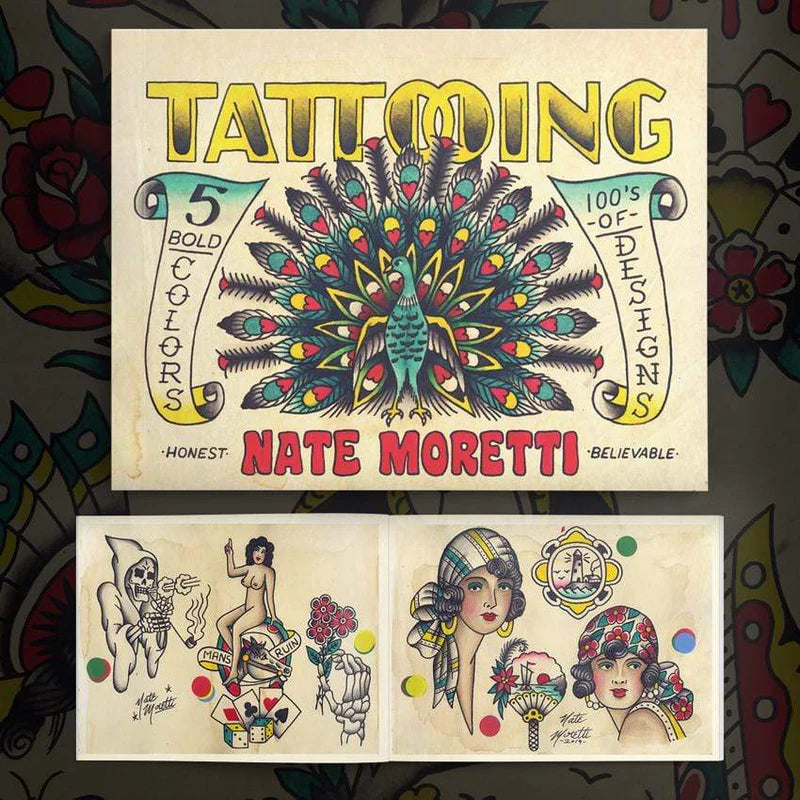 Nate Moretti Traditional Tattoo Book — Softcover Book - Ultimate Tattoo Supply
