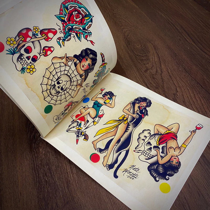 Nate Moretti Traditional Tattoo Book — Softcover Book - Ultimate Tattoo Supply