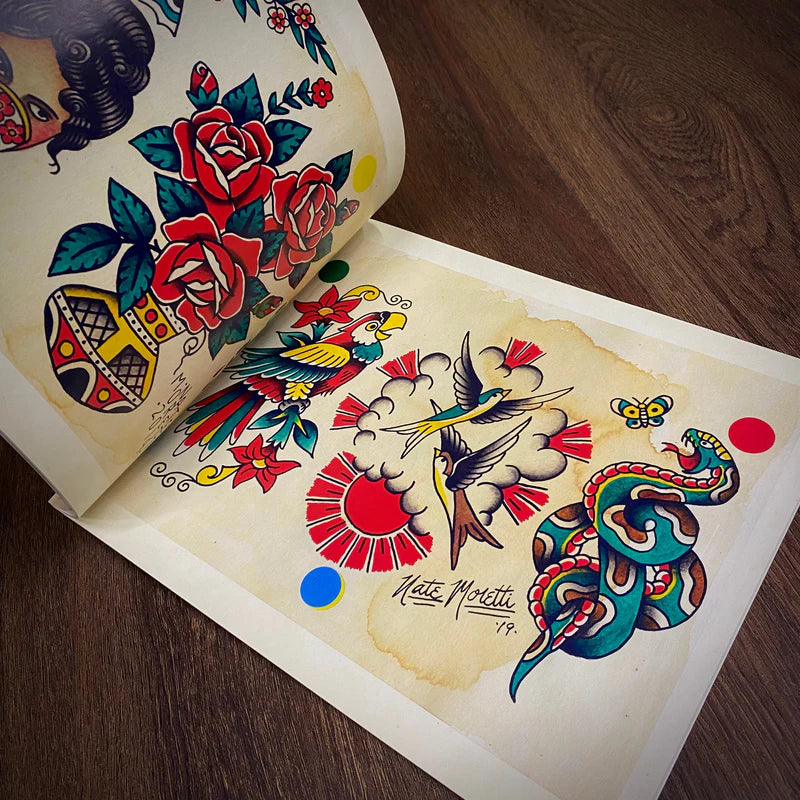 Nate Moretti Traditional Tattoo Book — Softcover Book - Ultimate Tattoo Supply