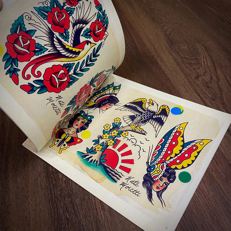 Nate Moretti Traditional Tattoo Book — Softcover Book - Ultimate Tattoo Supply