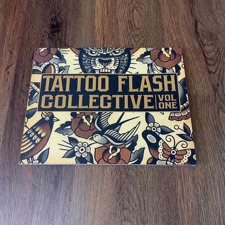 Tattoo Flash Collective Vol. 1 — Softcover Book - Ultimate Tattoo SupplyTattoo Flash Collective Vol. 1 — Softcover Book